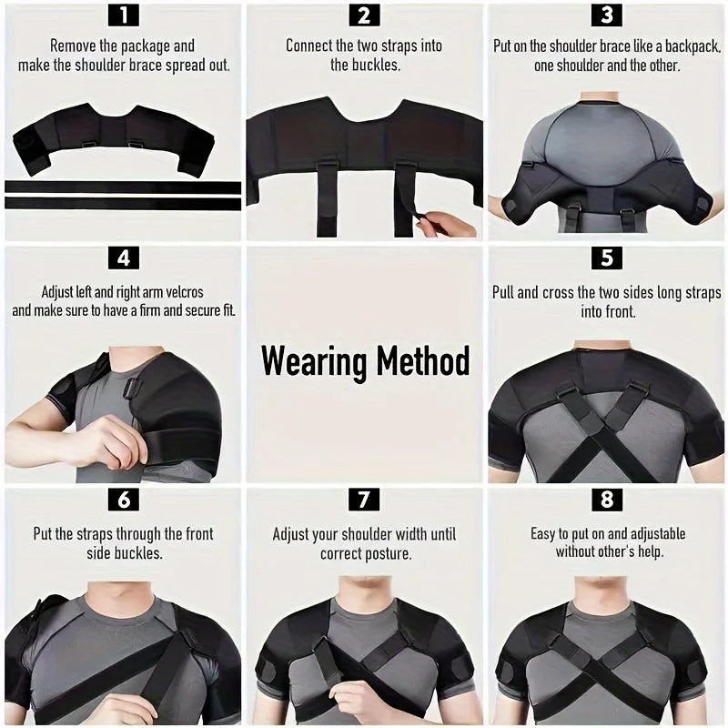 Adjustable breathable shoulder straps